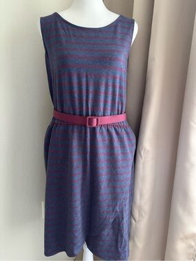 TALBOTS Purple/Burgundy Scoopneck Tank dress, size M